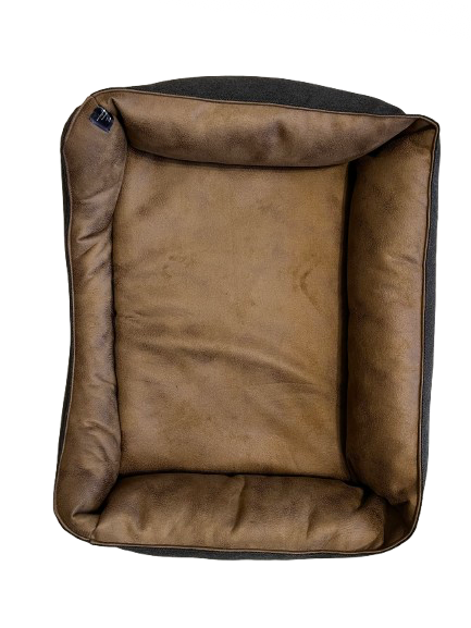 Velours-Kunstleder-Hundebettchen "M" – Bild 4